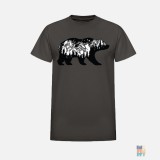 Tricou Softstyle de Bărbați Bear Landscape Gildan #inkfinity