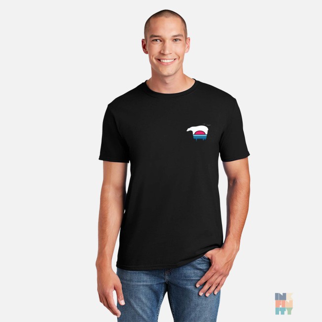 Tricou Softstyle de Barbati Polar Bear Melt Gildan