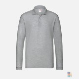Long Sleeve Polo Men-Fit Fruit of the Loom