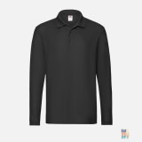 Polo de Barbati cu Maneca Lunga Fruit of the Loom #inkfinity