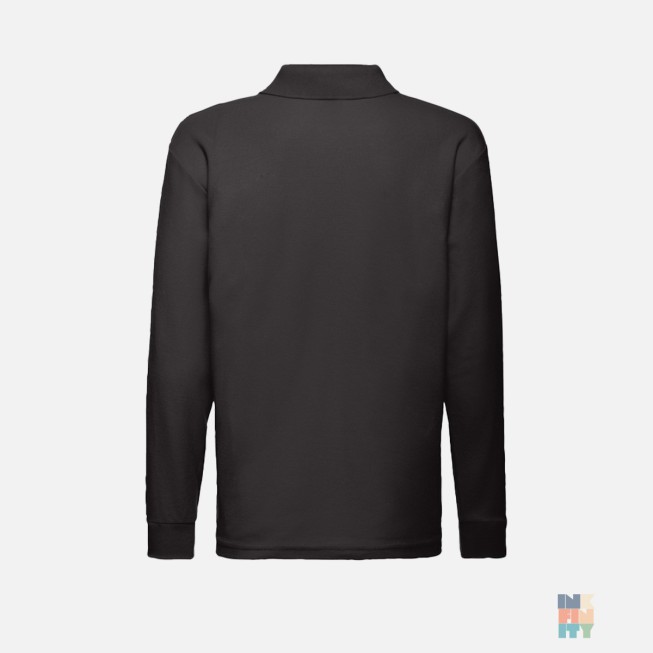 Polo cu Maneca Lunga de Copii Fruit of the Loom