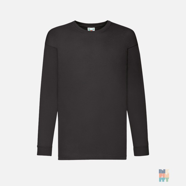 Kids Long Sleeve Fruit of the Loom