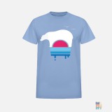Tricou Softstyle de Barbati Polar Bear Melt Gildan #inkfinity