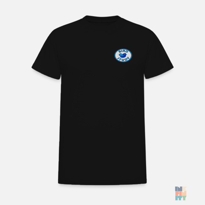 Tricou de Barbati Bumbac Premium Bird Animal Patch Embroidery Gildan