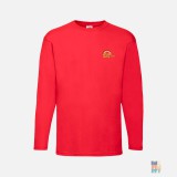 Tricou Mânecă Lungă de Bărbați Vacation Cool Embroidery Fruit of the Loom #inkfinity