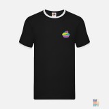 Ringer T-Shirt Food Embroidery Fruit of the Loom