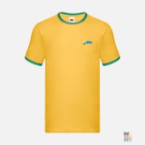 Tricou Ringer de Bărbați Sea Animal Embroidery Fruit of the Loom #inkfinity