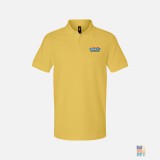 Polo Premium de Bărbați School Fun Embroidery Gildan #inkfinity