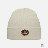 Original Cuffed Beanie Patch Happy Embroidery