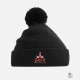 Original Pom Pom Beanie Love Unicorn Embroidery
