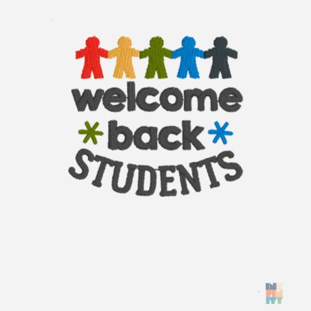 Original Pom Pom Beanie School Students Embroidery #inkfinity