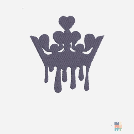 Pulovar de Barbati Crown Embroidery Fruit of the Loom #inkfinity