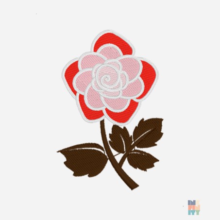 Jacheta de Barbati Flower Beautiful Embroidery Fruit of the Loom #inkfinity