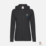 Hanorac de Dama cu Fermoar Religion Embroidery Fruit of the Loom