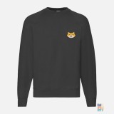 Pulover Raglan de Barbati Cute Animal Emoji Embroidery Fruit of the Loom