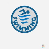 Pulover Raglan de Barbati Swimming Patch Embroidery Fruit of the Loom