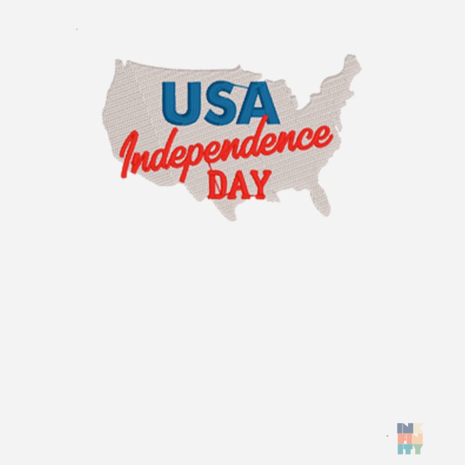 Pulover Cropped de Dama Patriotic America Embroidery Just Hoods