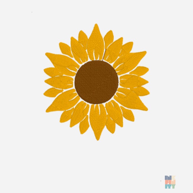 Softshell de Dama Flower Beautiful Embroidery Result