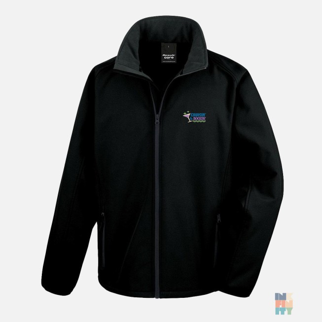 Women SoftShell Party Funny Quote Embroidery Result