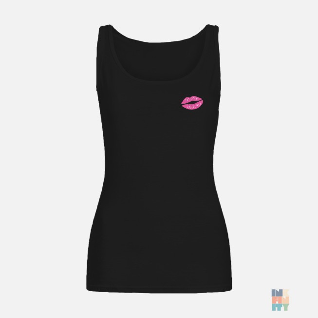 Maiou de Dama Love Kiss Embroidery Gildan