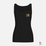 Lady-Fit Tank Top Motivational Embroidery Gildan