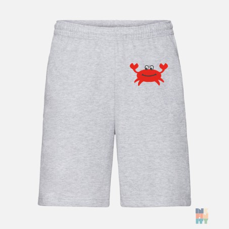 Pantaloni Scurti de Barbati Cute Animal Sea Embroidery Fruit of the Loom #inkfinity