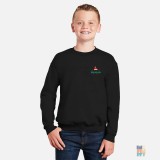 Kids Heavy Blend Sweater Christmas Quote Funny Embroidery Gildan