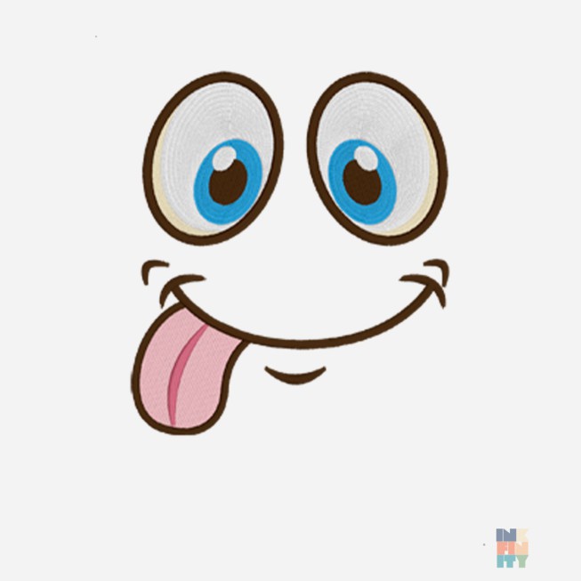 Pulover Heavyblend de Copii Cute Emoji Embroidery Gildan