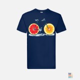 Premium T-Shirt Bicycle Orange Fruit of the Loom #inkfinity