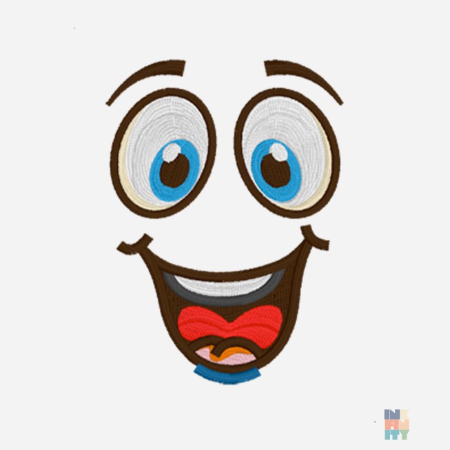 Hanorac Atletic de Copii Funny Emoji Embroidery Russell