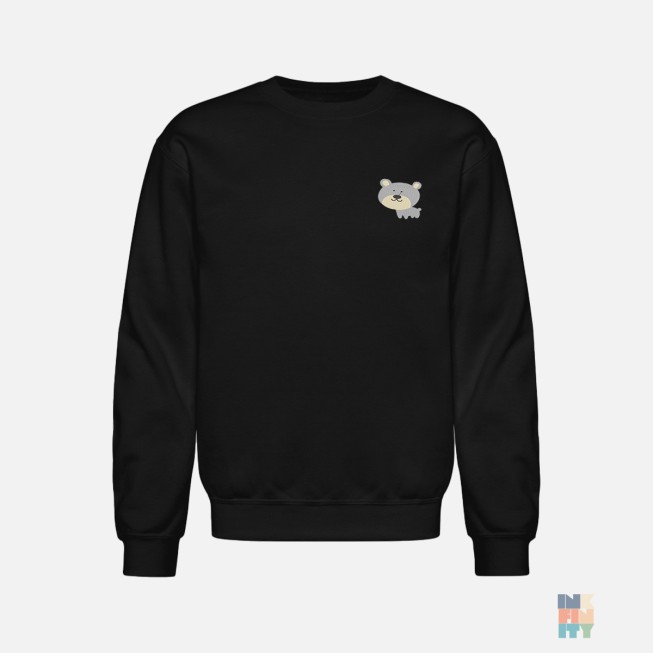 Pulover Heavyblend de Copii Cute Animal Embroidery Gildan