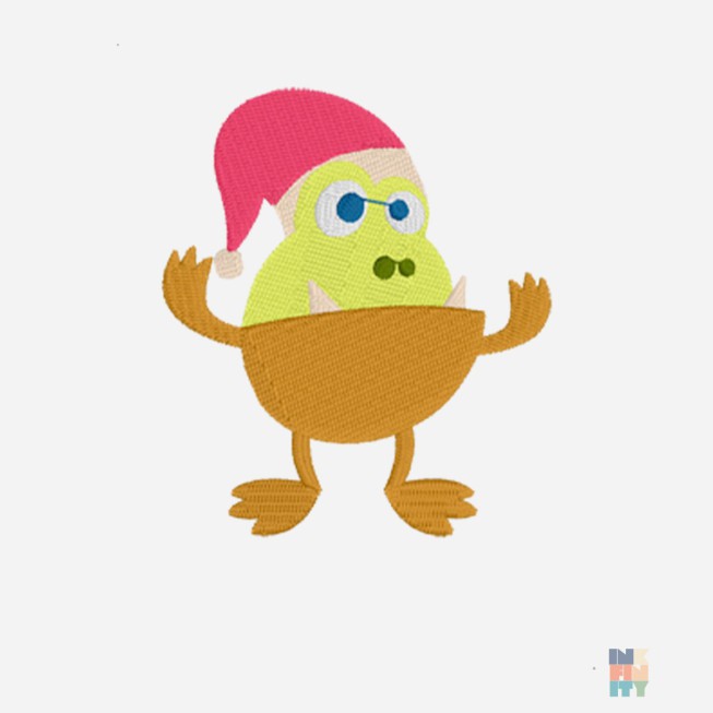 Pantaloni Atletic de Copii Monster Christmas Embroidery Russell