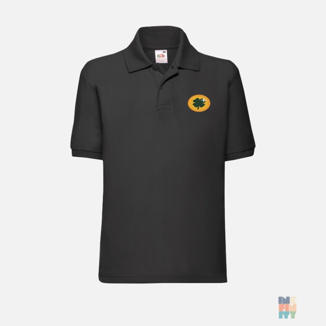 Polo Dryblend de Copii Holiday Luck Embroidery Fruit of the Loom