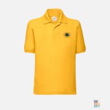Polo Dryblend de Copii Holiday Luck Embroidery Fruit of the Loom #inkfinity