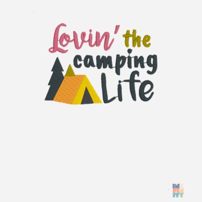 Tricou Valueweight de Copii Love Camping Adventure Embroidery Fruit of the Loom