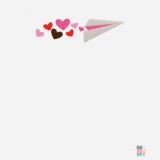 Kids Valueweight T-Shirt Love Cute Embroidery Fruit of the Loom