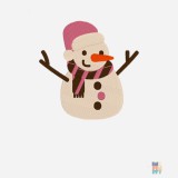 Tricou Valueweight de Copii Christmas Cute Cool Embroidery Fruit of the Loom