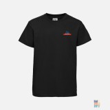 Kids Athletic T-Shirt Cool Fire Embroidery Russell