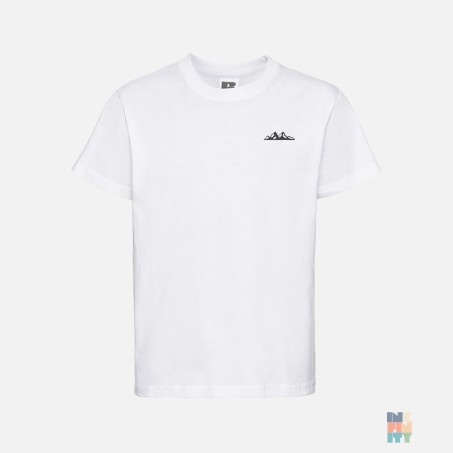 Kids Athletic T-Shirt Nature Adventure Embroidery Russell #inkfinity