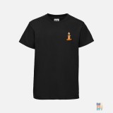 Kids Athletic T-Shirt Cool Fire Embroidery Russell #inkfinity