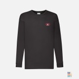 Kids Long Sleeve Camping Adventure Embroidery Fruit of the Loom