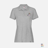 Lady-Fit Polo Cute Fantasy Animal Embroidery Fruit of the Loom