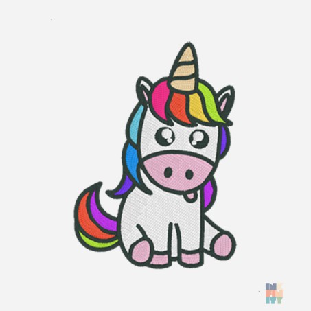 Polo Premium de Dama Cute Fantasy Animal Embroidery Fruit of the Loom #inkfinity