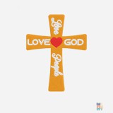 Tricou de Barbati Valueweight Religion God Embroidery Fruit of the Loom