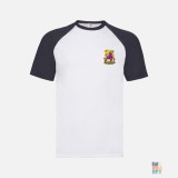 Tricou Baseball de Barbati Colored Birds Fruit of the Loom