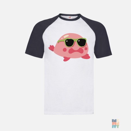 Tricou Baseball de Barbati Cool Blobfish Fruit of the Loom #inkfinity