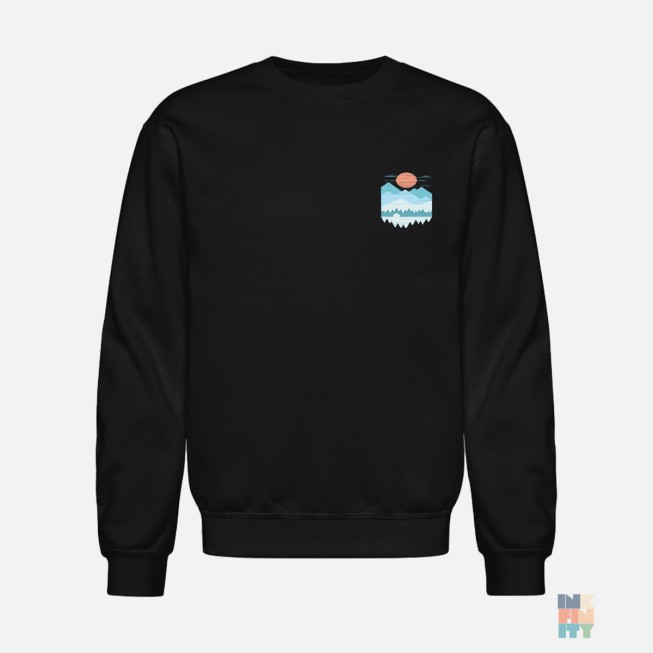 Heavy Blend Sweater Ice Mountains Gildan