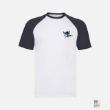 Baseball T-Shirt Blue Elvis Fruit of the Loom