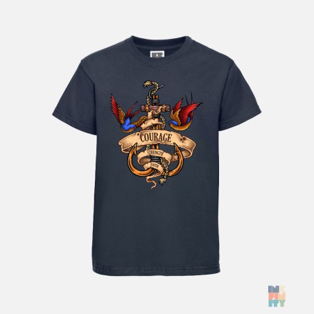 Tricou Atletic de Copii Courage Russell #inkfinity