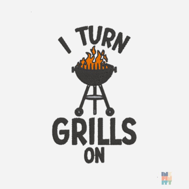 Tricou Maneca Lunga de Barbati Food Funny Embroidery Fruit of the Loom